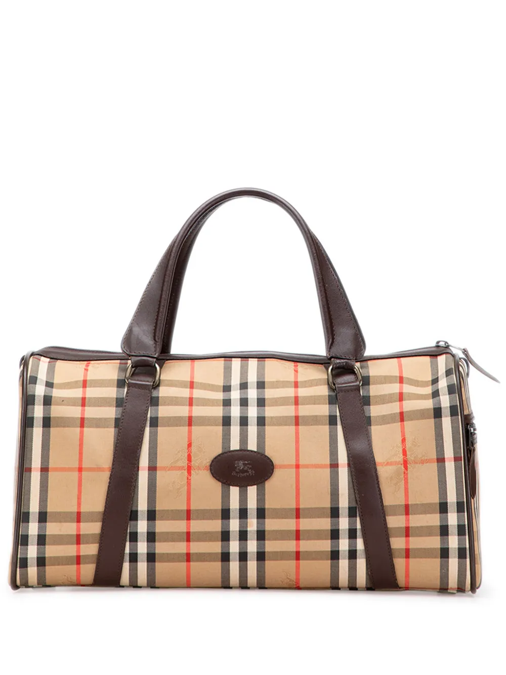 Burberry Pre-Owned 20th Century Haymarket Check Canvas travel bag - Burberry Pre-Owned 20th Century Haymarket Check Canvas travel bag -