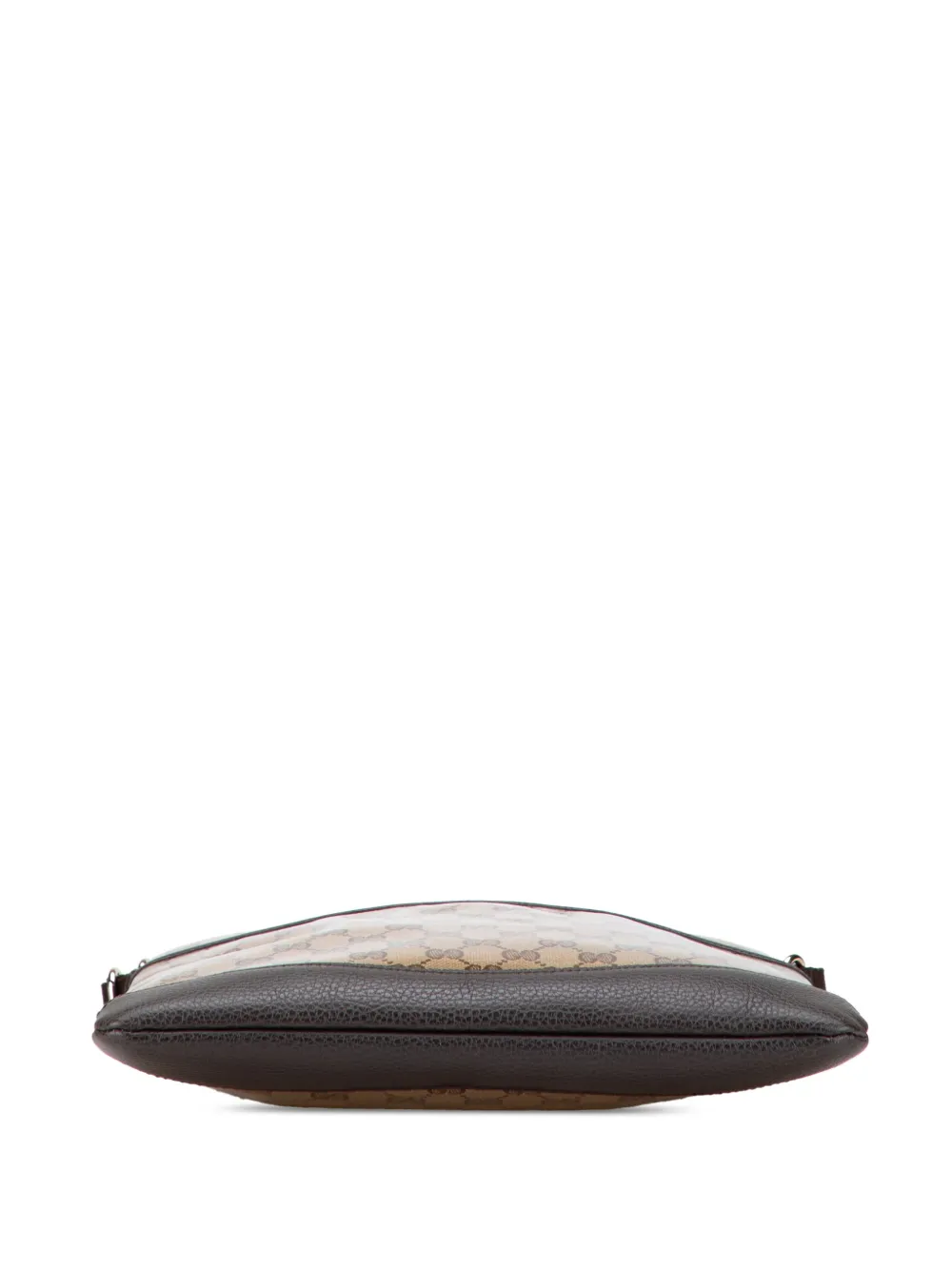Pre-owned Gucci 2000-2015 Gg Crystal Crossbody Bag In Brown