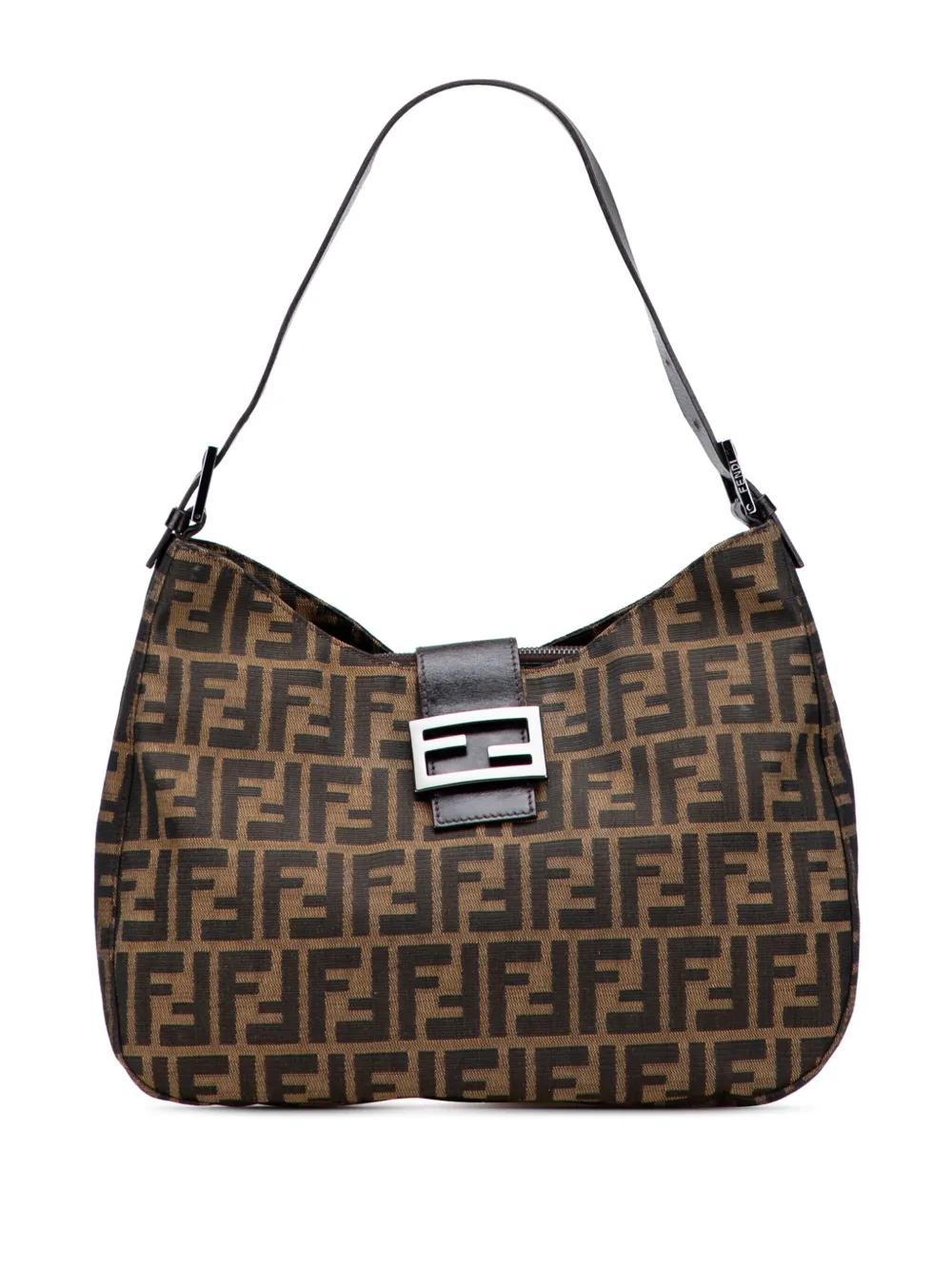 Fendi Pre-Owned 2000-2010 Zucca Canvas shoulder bag - ブラウン Fendi Pre-Owned 2000-2010 Zucca Canvas shoulder bag - ブラウン