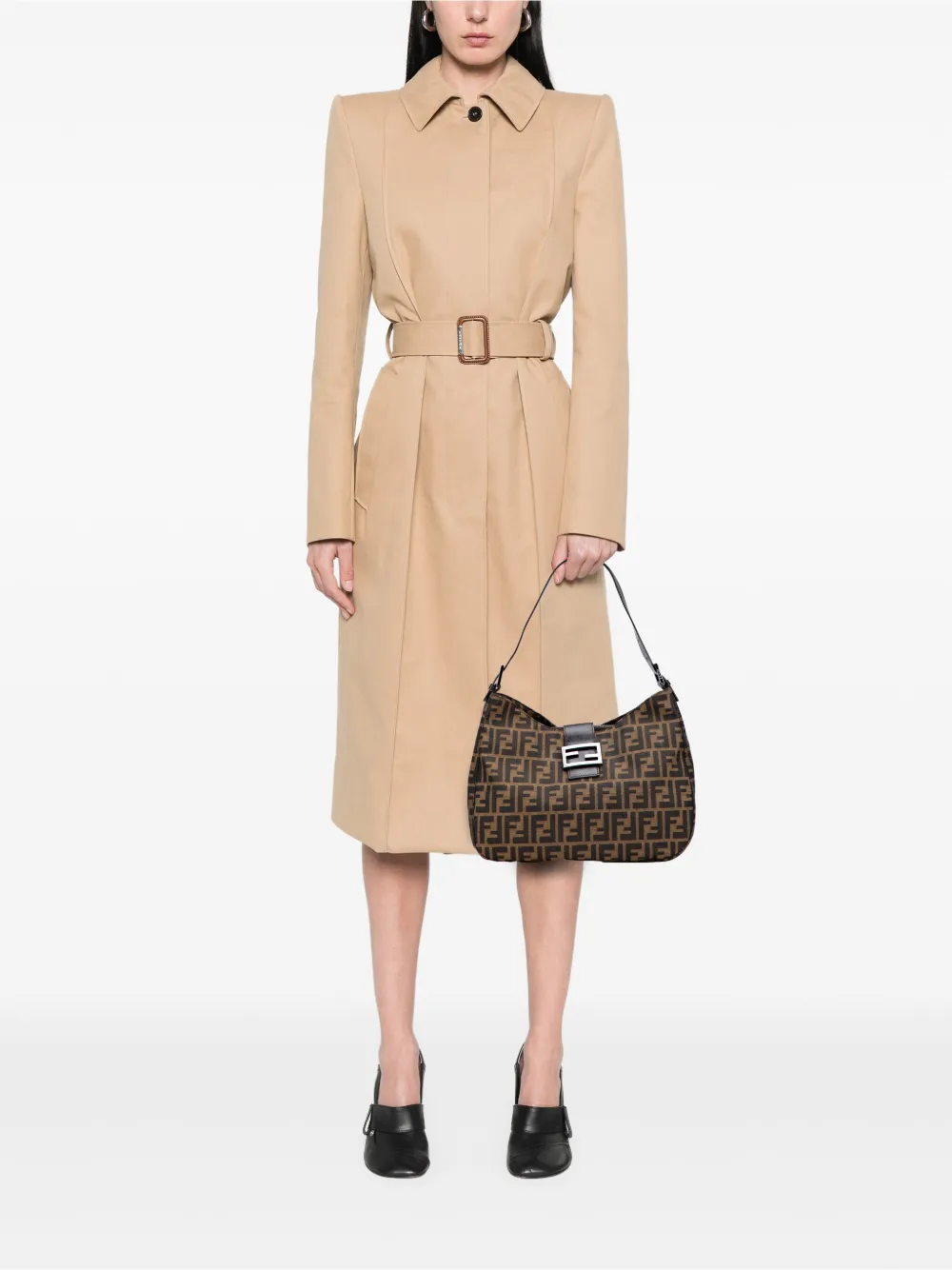 Fendi Pre-Owned 2000-2010 Zucca Canvas shoulder bag | Pre-Owned | Image 2