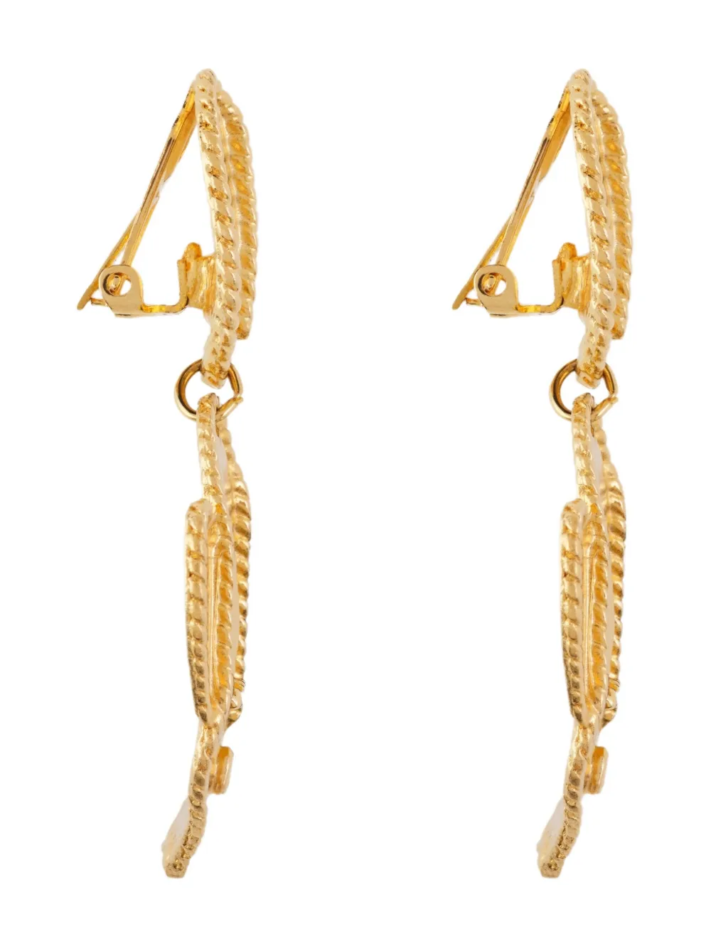 Susan Caplan Vintage 1980s fish clip-on earrings | Image 2