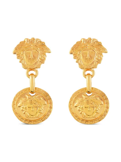 Versace Pre-Owned 1980s Medusa-Head drop earrings