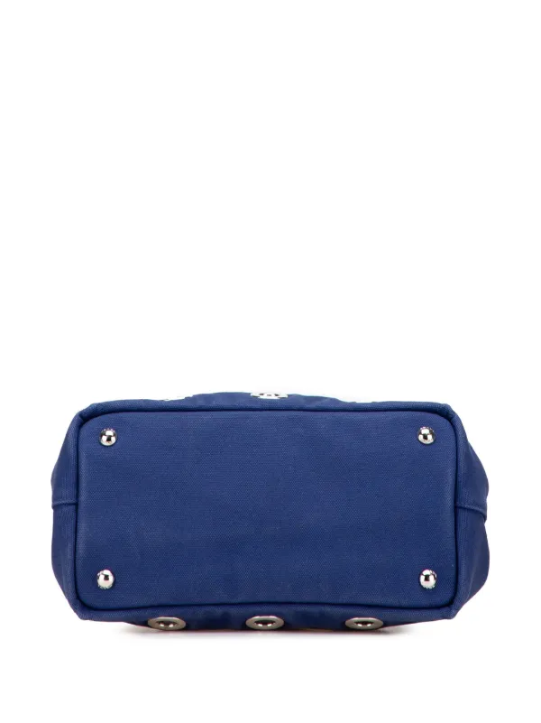 PRADA CANAPA Sサイズ Prada Pre-Owned 2013-2025 Small Canvas Canapa Grommet Satchel