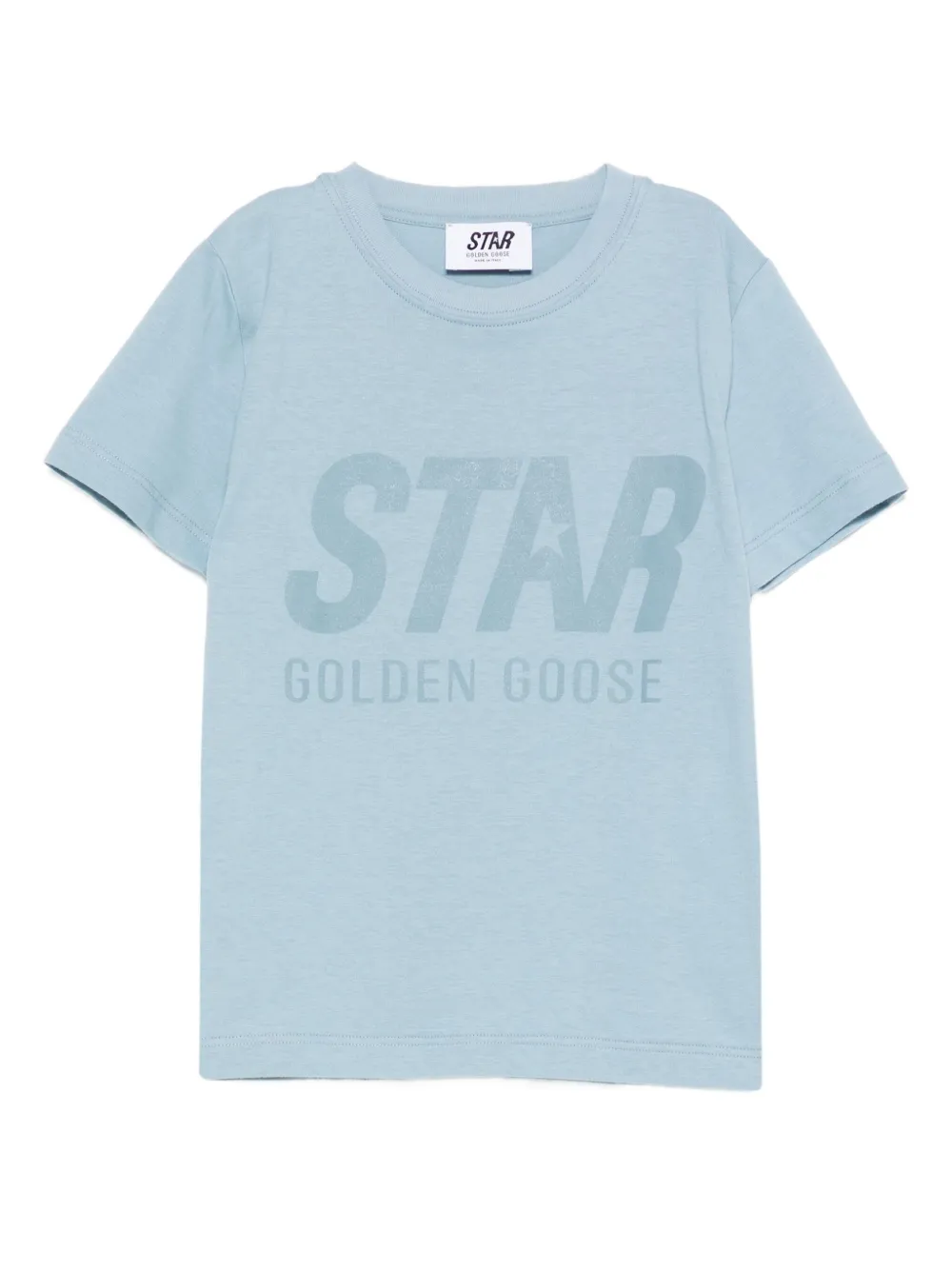 Golden Goose Kids star-print T-shirt | Blue | Image 1