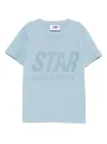 Golden Goose Kids star-print T-shirt - Blue