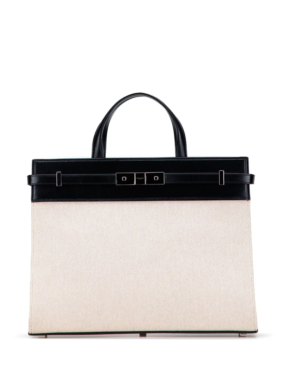Saint Laurent Pre-Owned 2019 Small Canvas Manhattan Shopper Tote Saint Laurent Pre-Owned 2019 Small Canvas Manhattan Shopper Tote