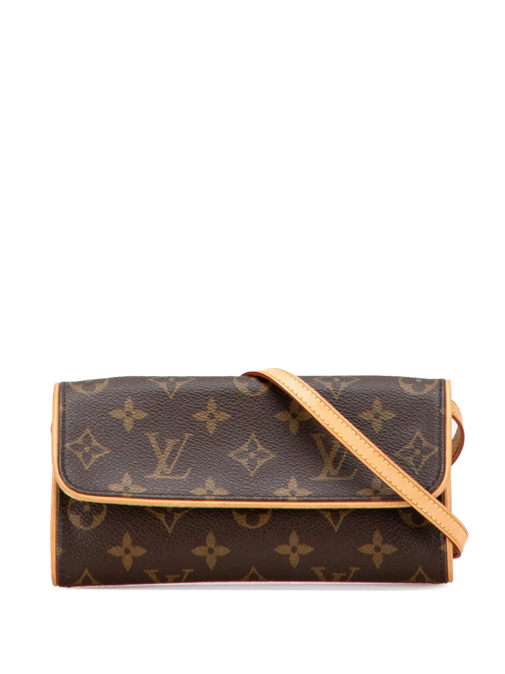 Louis Vuitton Pre-Owned 2001 Monogram Pochette Twin PM crossbody bag - Louis Vuitton Pre-Owned 2001 Monogram Pochette Twin PM crossbody bag -