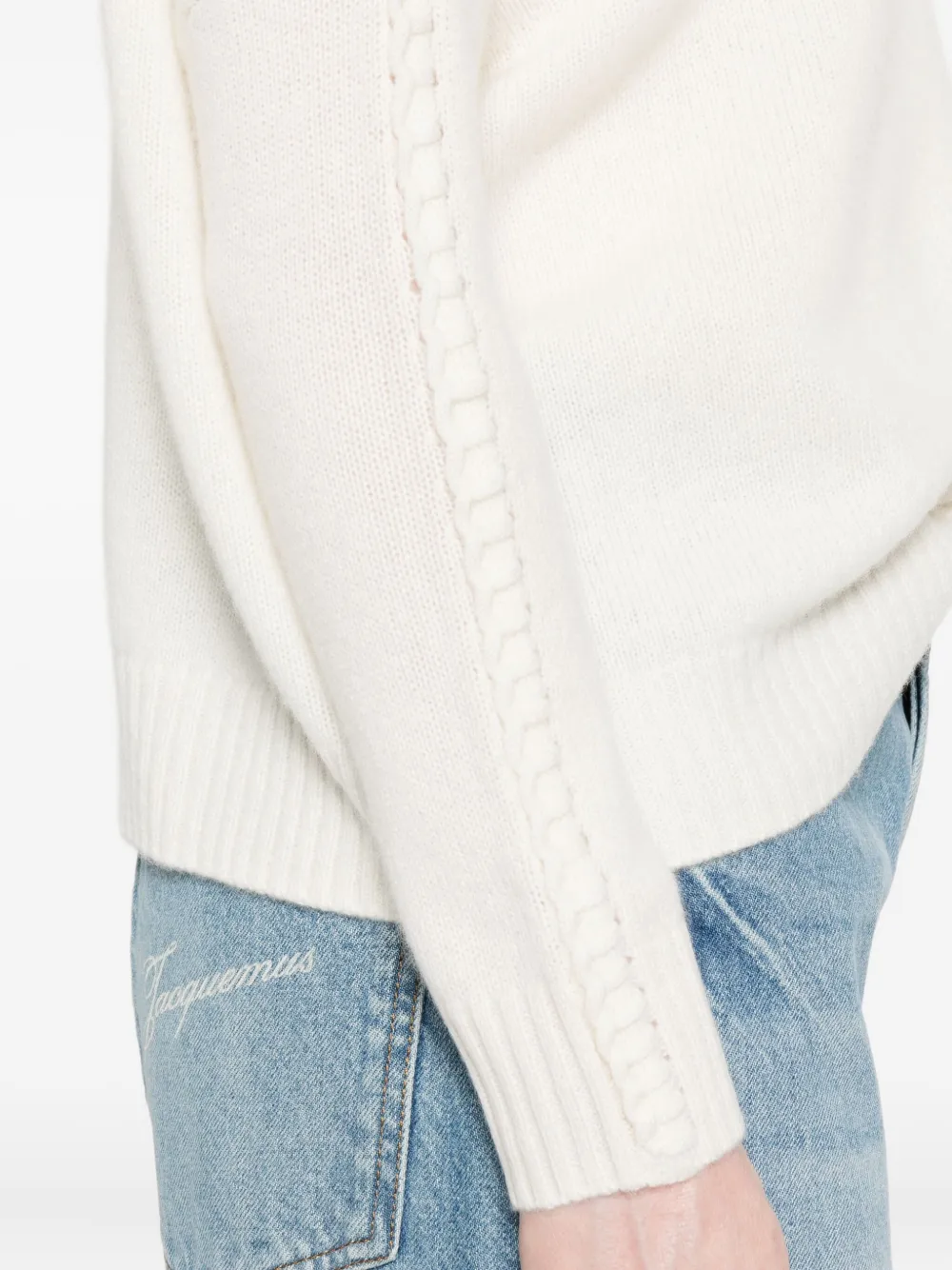 Kujten Turtleneck Sweater In Neutral