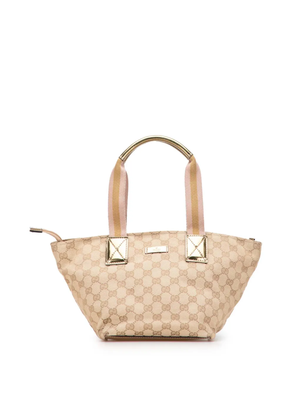 Gucci Pre-Owned 2000-2015 GG Canvas Web handbag - ブラウン Gucci Pre-Owned 2000-2015 GG Canvas Web handbag - ブラウン
