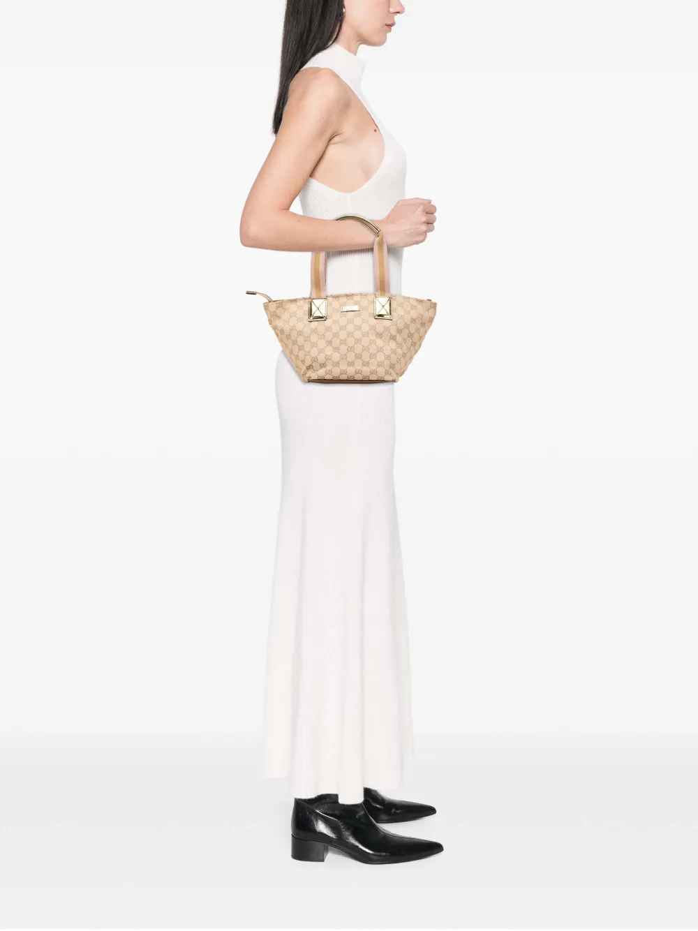 Gucci Pre-Owned 2000-2015 GG Canvas Web handbag | Pre-Owned | Image 2