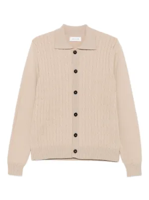 ERNEST W Baker ニットカーディガン 22ss Ernest W. Baker ループニット カーディガン | ホワイト