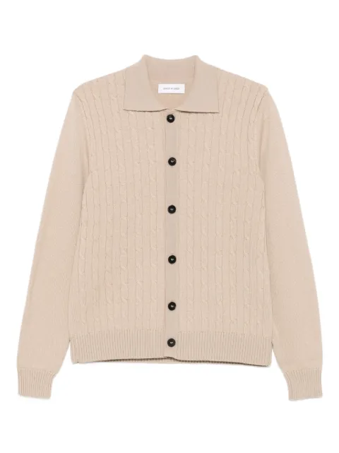 Ernest W. Baker cable-knit collared cardigan