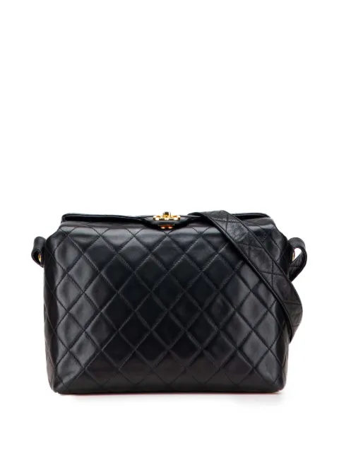 CHANEL Pre-Owned 1991-1994 CC Quilted Lambskin crossbody bag