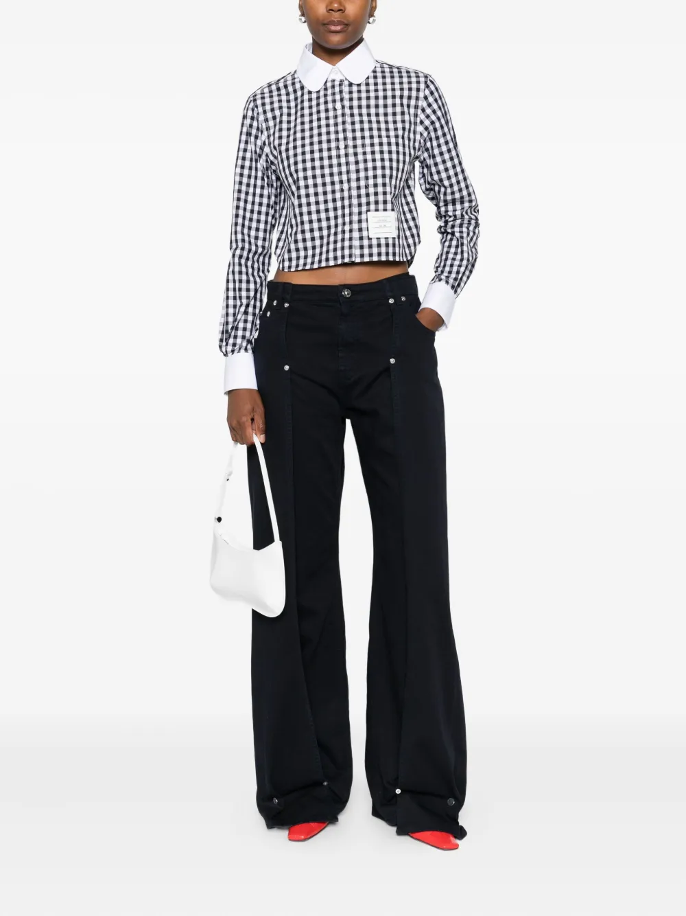 Thom Browne Gingham Peter-Pan collar shirt | Shirts | Image 2