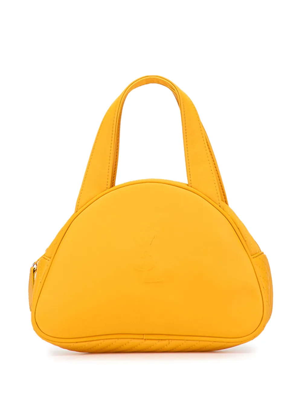 Saint Laurent Pre-Owned 20th Century Nylon Logo handbag - イエロー Saint Laurent Pre-Owned 20th Century Nylon Logo handbag - イエロー