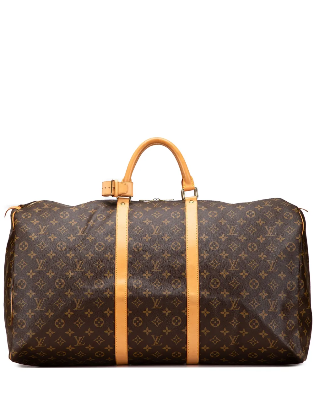 Louis Vuitton Pre-Owned 2004 Monogram Keepall 60 travel bag - ブラウン Louis Vuitton Pre-Owned 2004 Monogram Keepall 60 travel bag - ブラウン
