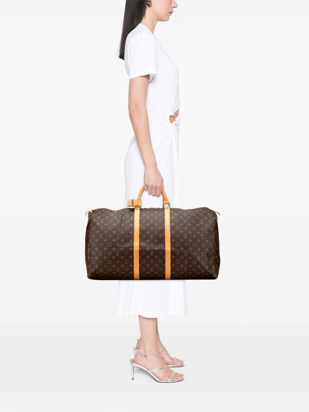 Louis Vuitton Pre-Owned 2004 Monogram Keepall 60 travel bag | Pre-Owned | Image 2