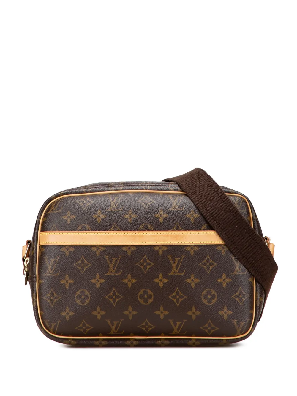 Louis Vuitton Pre-Owned 1999 Monogram Reporter PM crossbody bag - ブラウン Louis Vuitton Pre-Owned 1999 Monogram Reporter PM crossbody bag - ブラウン