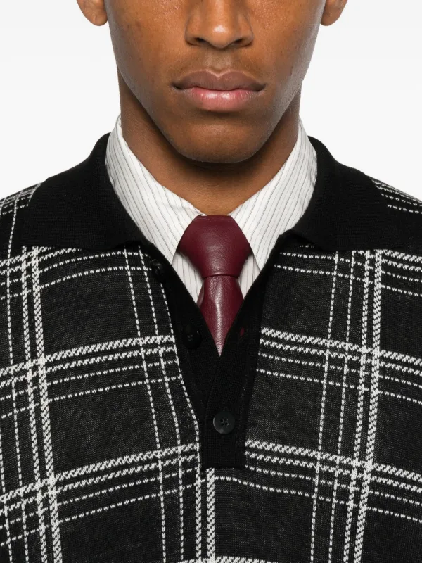 ERNEST W. BAKER PIN STRIPE POLO Ernest W. Baker Checked Polo Shirt