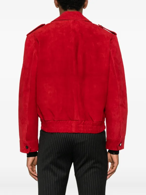 Ernest W. Baker フラップポケット スエードジャケット