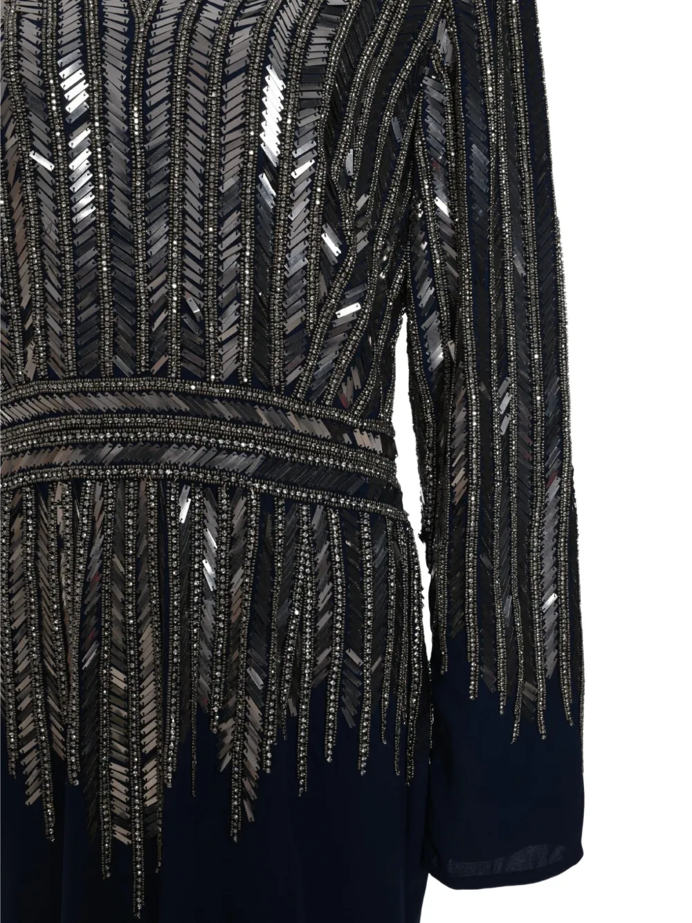  Prabal Gurung Vestido Largo Jane Con Apliques - Azul 