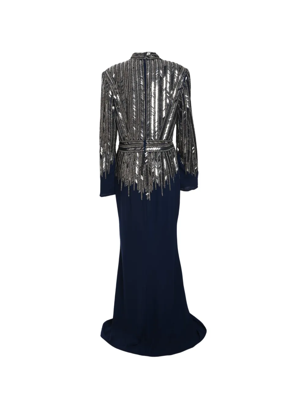  Prabal Gurung Vestido Largo Jane Con Apliques - Azul 
