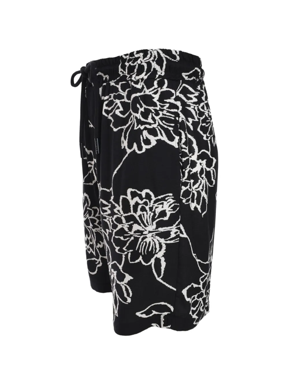 Gaëlle Paris Bermuda shorts met bloemenprint Zwart