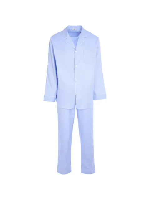 Zimmerli pocket button-fastening pajamas