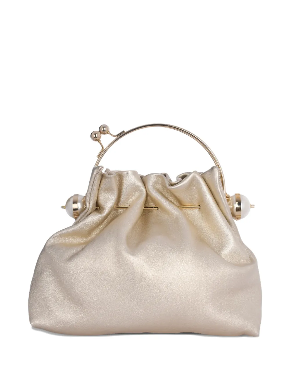 Rosantica Arco S Sfarzo pearl embellished handle tote bag - Oro