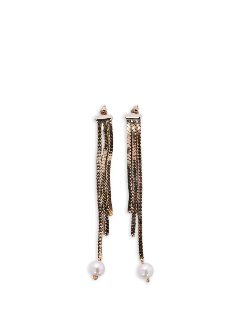 Rosantica Aurea chain pearl earrings - Oro