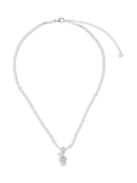 YVMIN mini Pearl Bear necklace