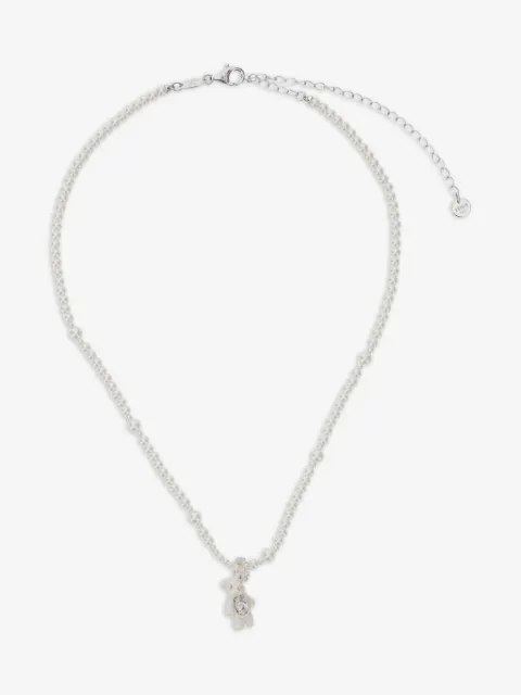YVMIN mini Pearl Bear necklace
