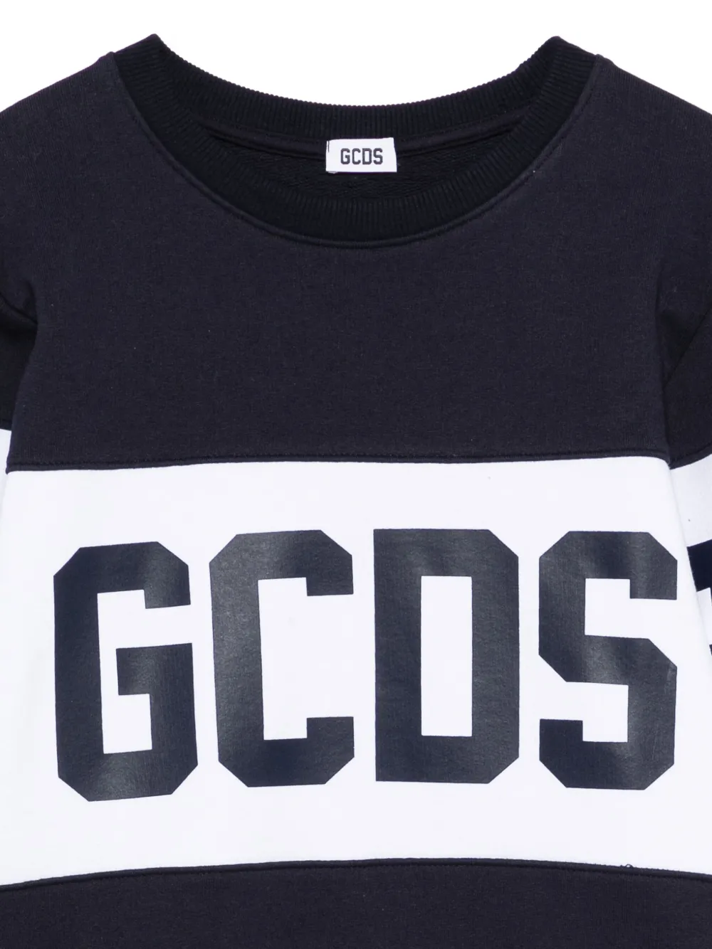 Gcds Kids Sweater met vlakken en logodetail Blauw