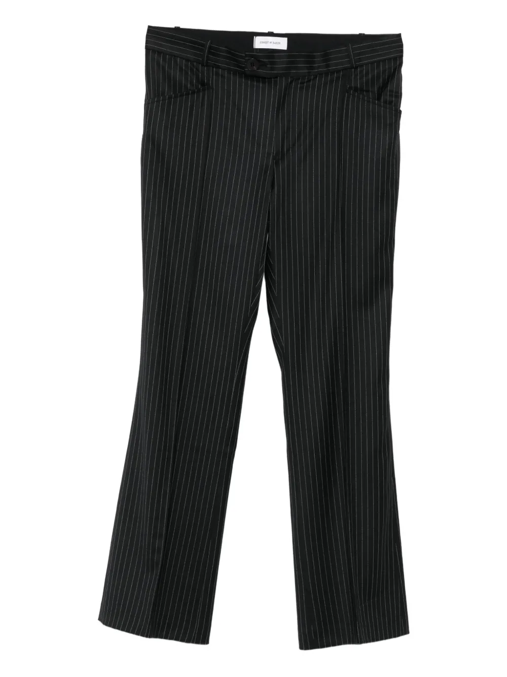 Ernest W. Baker striped pants - Nero