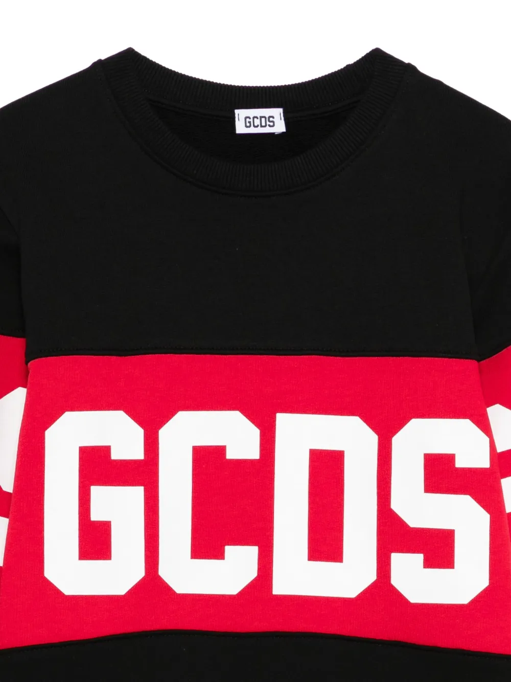 Gcds Kids Sweater met logo Zwart