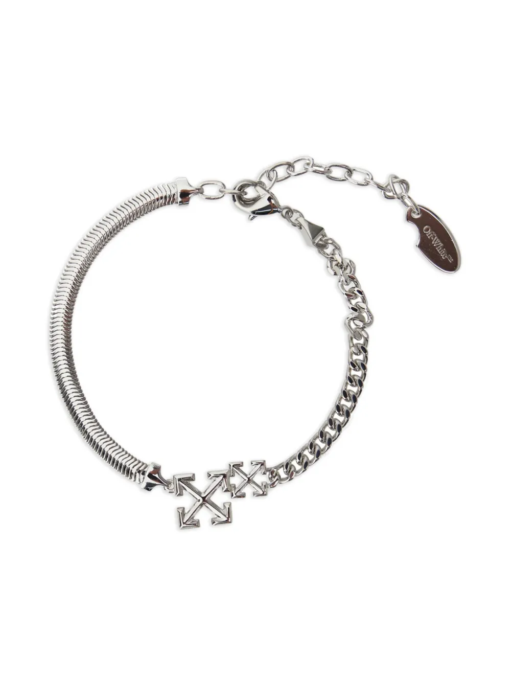 Off-White Double Arrow bracelet | Silver | Image 1