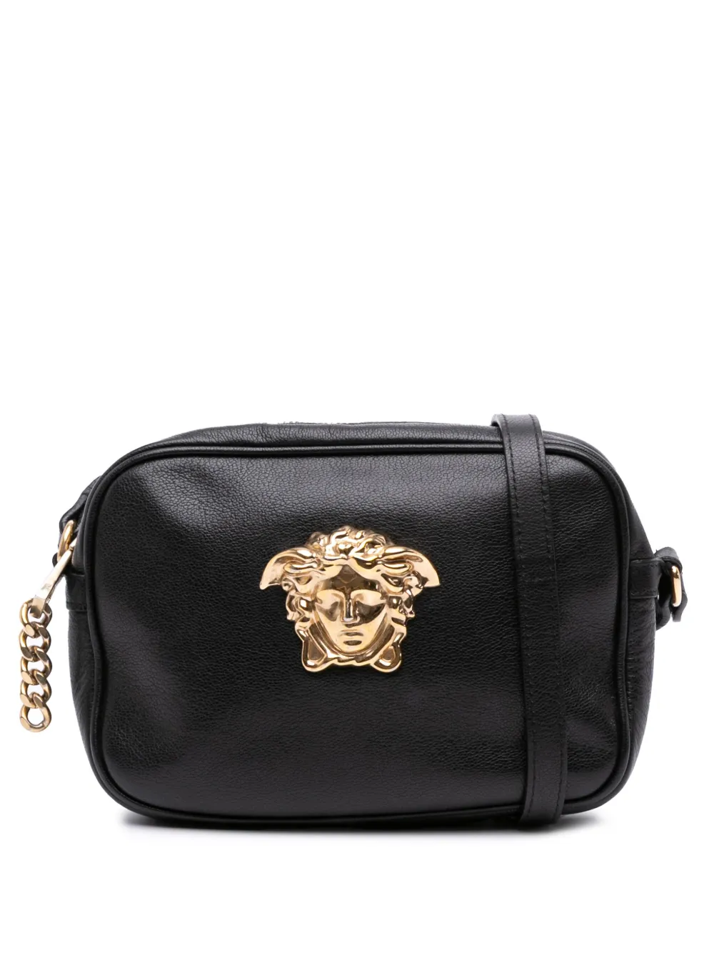 Versace Pre-Owned 2021-2025 Calfskin Palazzo Medusa Camera Bag Versace Pre-Owned 2021-2025 Calfskin Palazzo Medusa Camera Bag