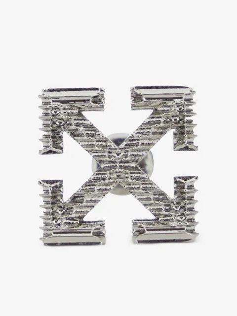 Off-White Arrows textured earring
