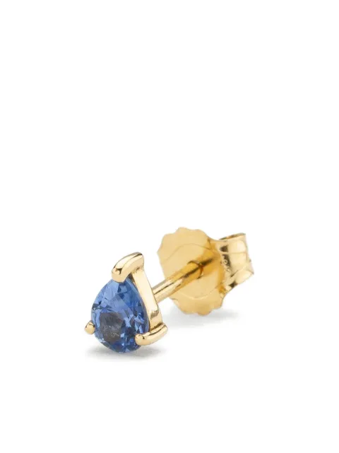 We by WHITEbIRD 18K yellow gold Pear sapphire earring