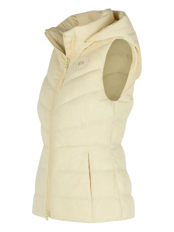 Canada Goose Calir Hooded zip-front Vest Neutrals FARFETCH BE
