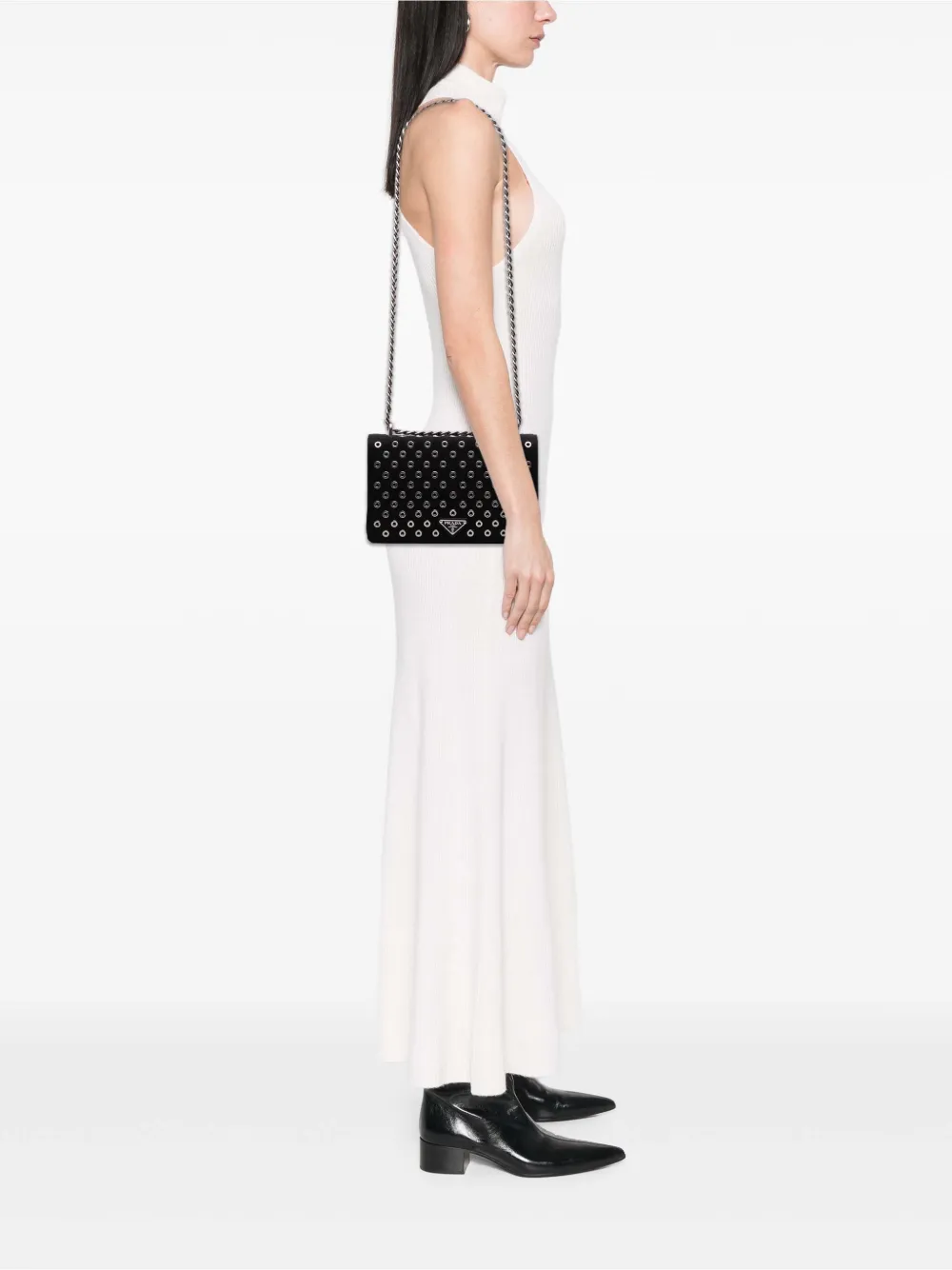Prada Pre-Owned 2013-2025 Tessuto Grommet crossbody bag | Pre-Owned | Image 2