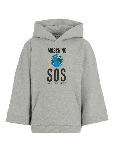 Moschino Kids printed hoodie