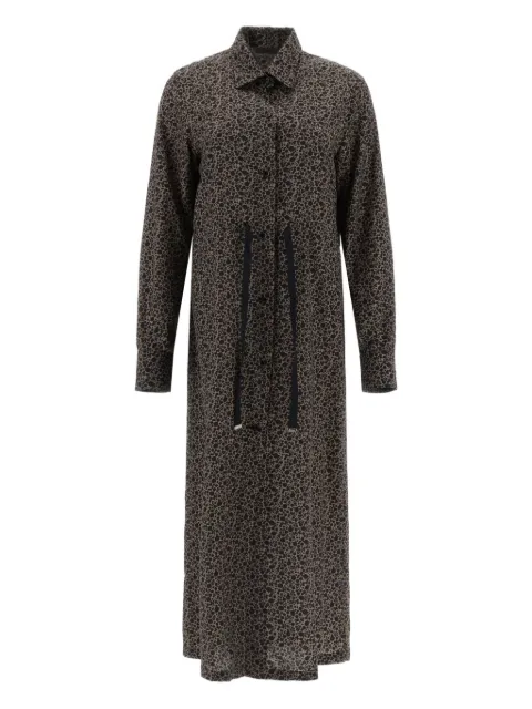 Herno vestido midi con cuello