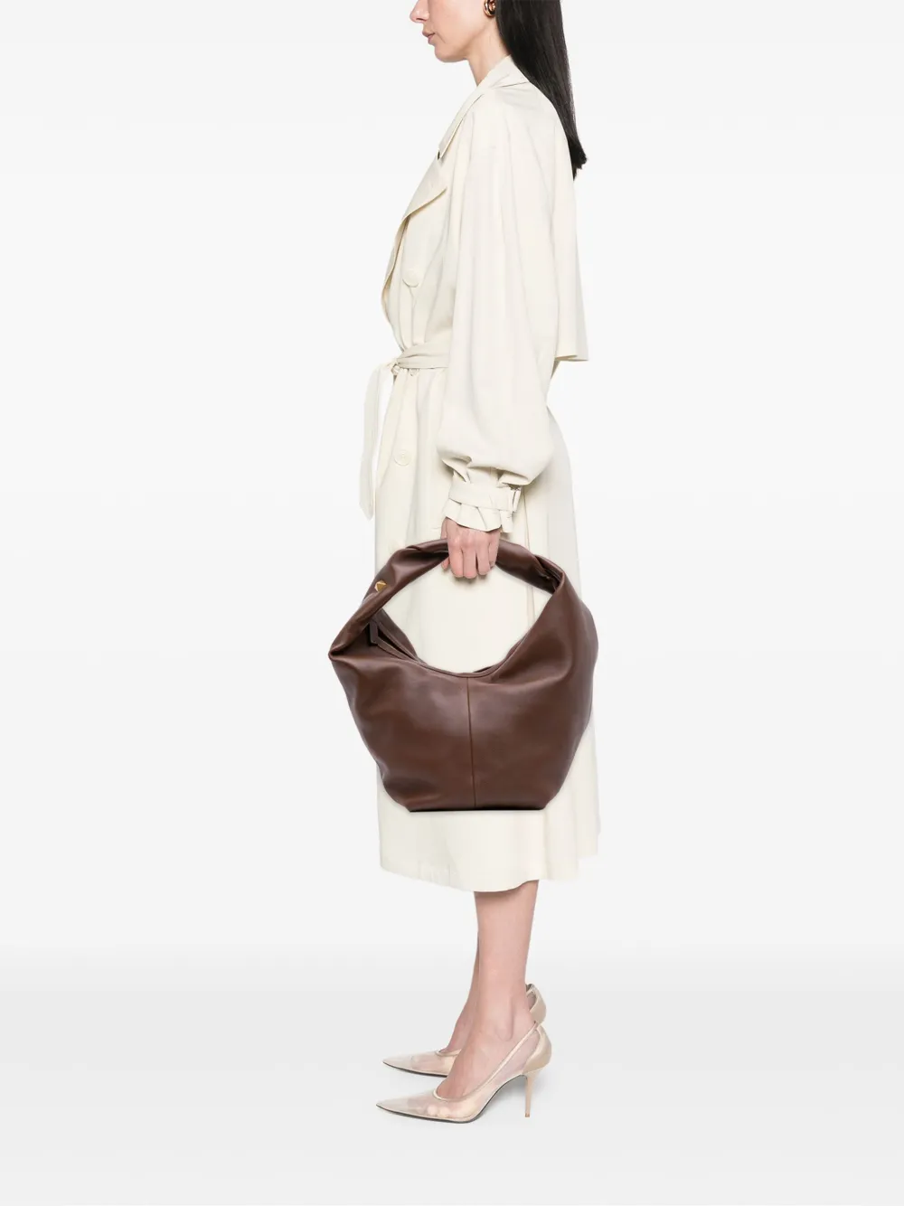 Valentino Garavani Pre-Owned 2010-2025 Leather Roman Stud hobo bag | Pre-Owned | Image 2