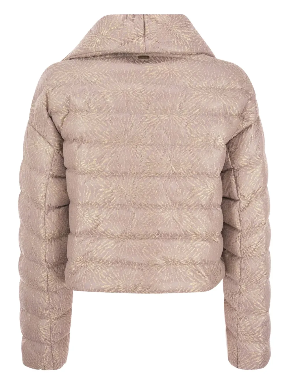 Herno New Lace Resort Bomber Jacket In Pink