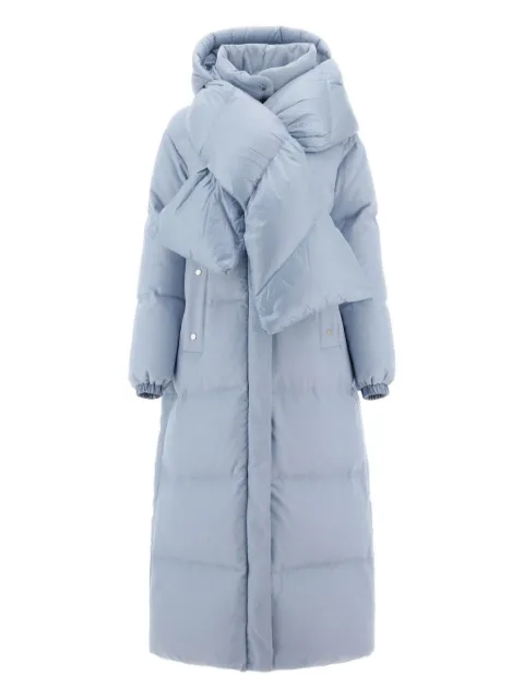 Herno hooded scarf coat