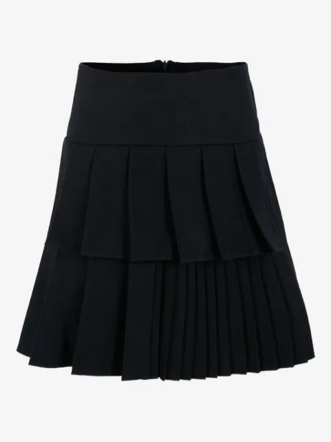 Patachou pleated tiered mini skirt