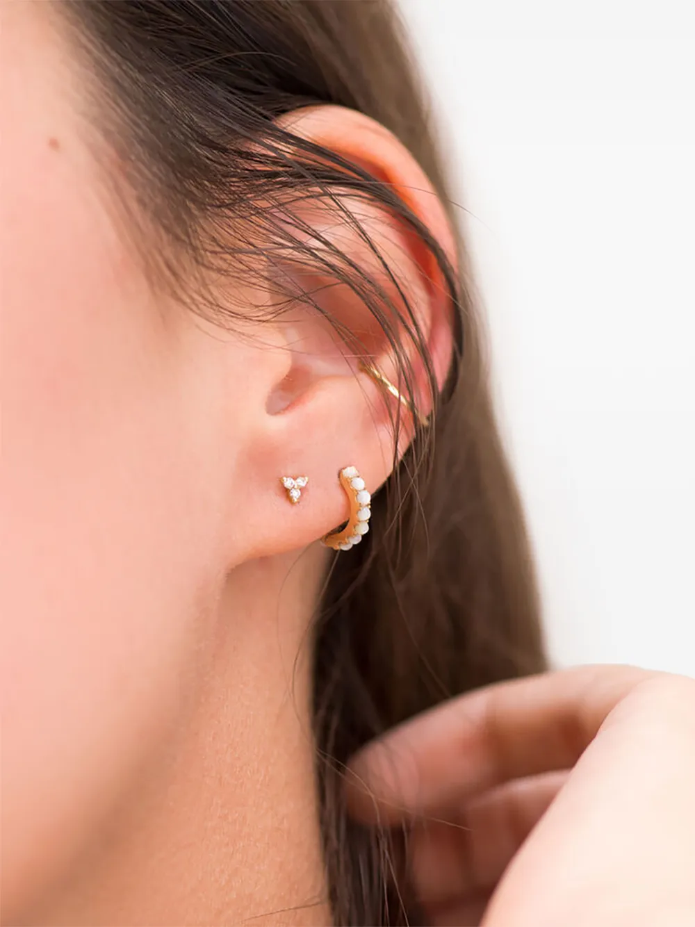  We By Whitebird 18k Yellow Gold Diamond Earring 