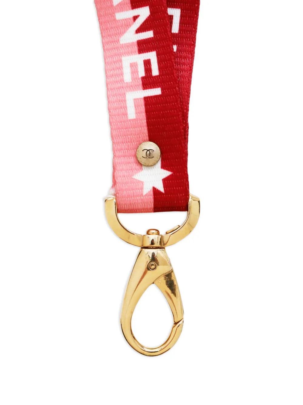 CHANEL Pre-Owned 2000-2020s logo-print neck strap | Image 2