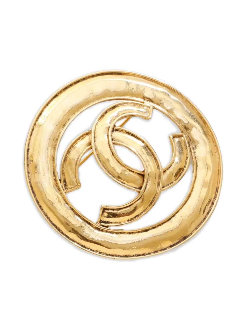 CHANEL Pre-Owned 1994 interlocking CC logo brooch | Image 2